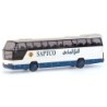 Model redukcyjny autobusu Neoplán Cityliner, skala 1:87, Rietze. Malowanie Saptco.