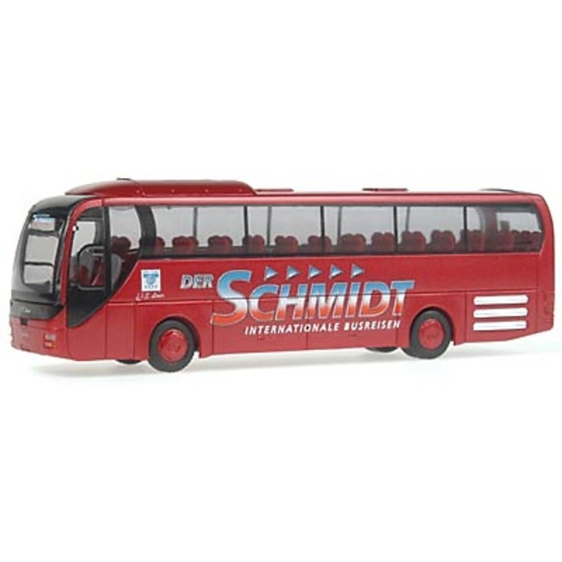 MAN Lions Coach, 1:87, Schmidt. Czerwony autobus, logo "Der Schmidt".