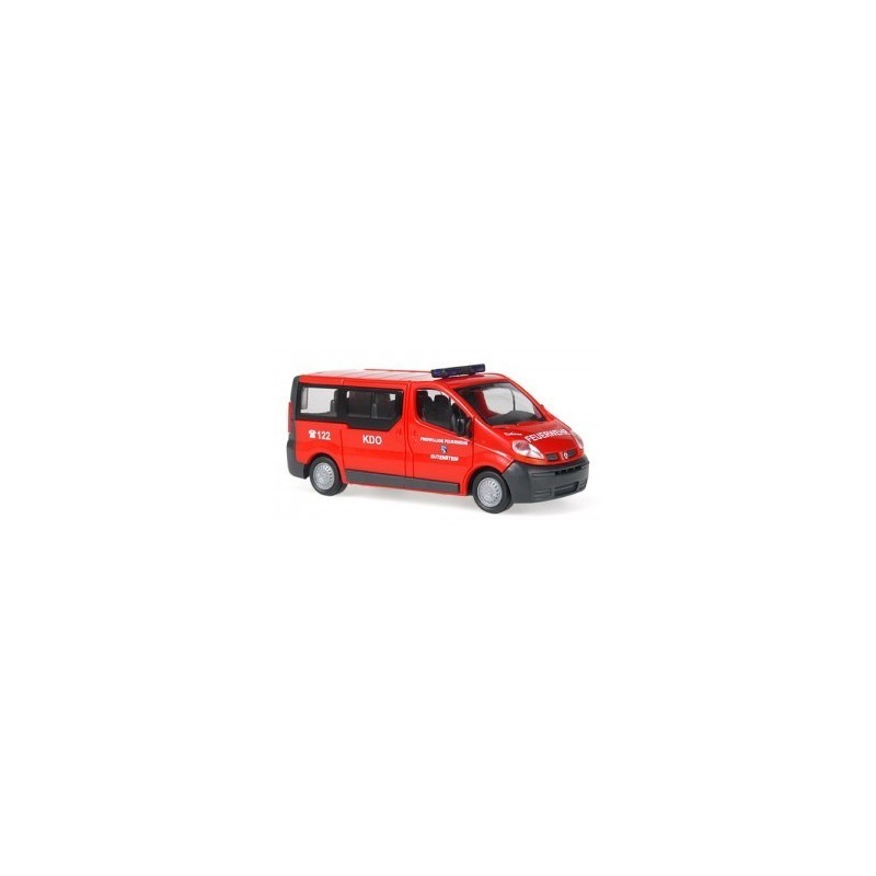 RENAULT Trafic Combi straż pożarna Gutenstein, 1:87, czerwony, detale.