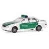 Model redukcyjny FORD Scorpio Bundespolizei, skala 1:87. Zielone malowanie policyjne.