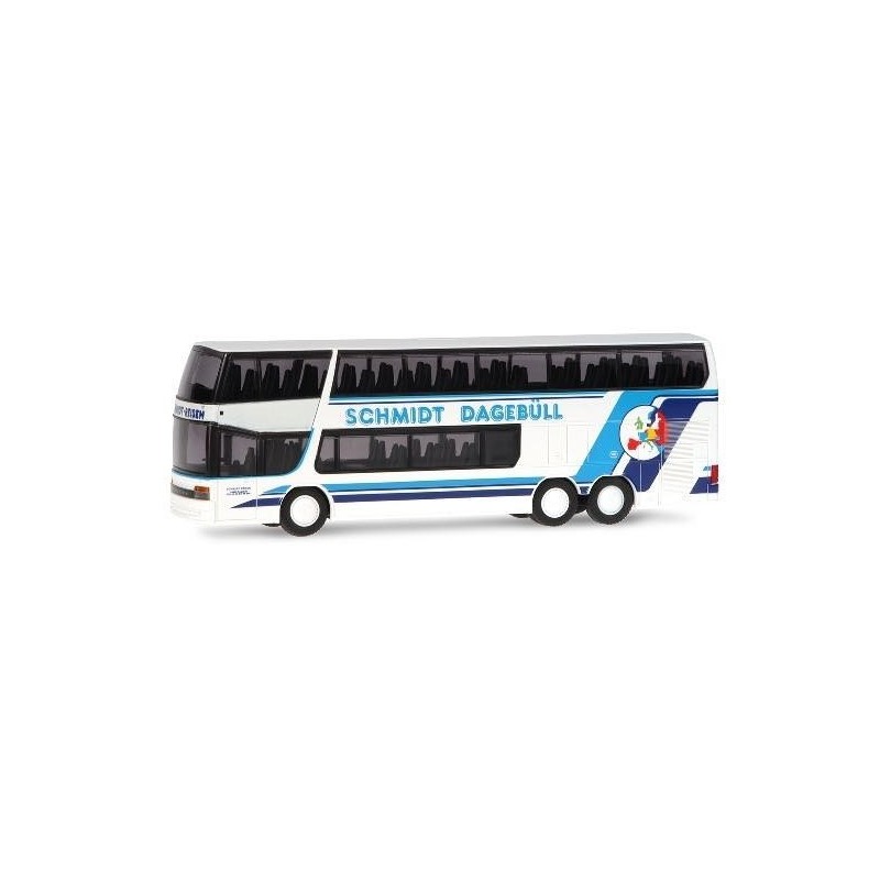 Model Setra S 328 DT Schmidt Reisen, 1:87, Rietze, biało - niebieski.