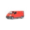 Model redukcyjny Renault Trafic TPG Post, skala 1:87, Rietze. Czerwony van pocztowy.