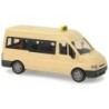 Model redukcyjny FORD Transit 2000 Taxi, skala 1:87, RIETZE. Żółty taksówka z czarnymi detalami.