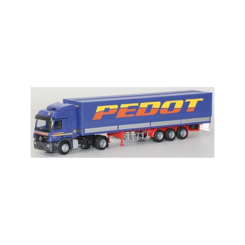 Model redukcyjny Mercedes-Benz Actros MP2 L / Aerop. - PrSZ "Pedot", skala 1/87H0.