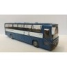 Model redukcyjny autobusu MERCEDES O 303 RHD Eleganza, skala 1:87, niebieski z białym paskiem.