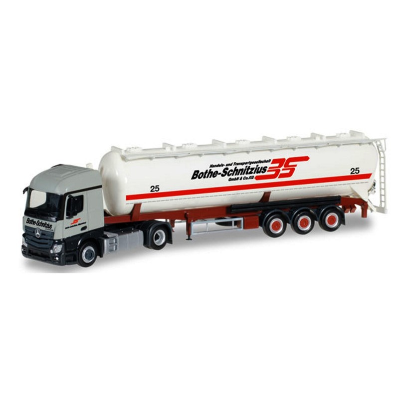 Mercedes-Benz Actros, skala H0, Herpa, cysterna Bothe-Schnitzius.