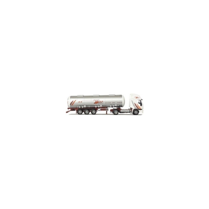 Model Iveco Eurostar, skala 1:87, AWM. Cysterna, czerwone elementy, logo.