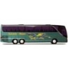 Model redukcyjny Setra S 416 HDH, skala 1:87, AWM. Zielony autobus turystyczny z logo "Schröder Reisen".