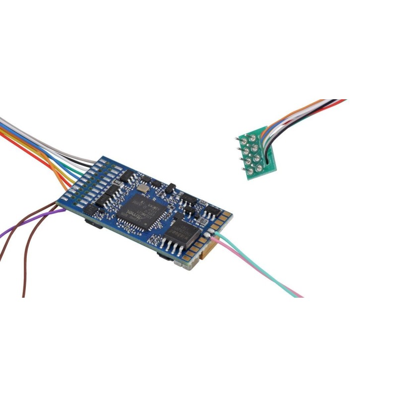 Dekoder ESU LokSound V5 DCC 8-pin z przewodami.