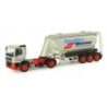 Model DAF CF Wormser, skala 1:87, Herpa. Ciężarówka z cysterną, czerwone i czarne detale.