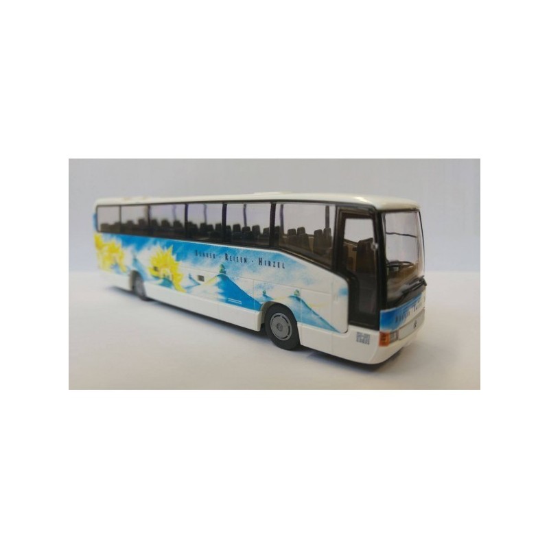 Mercedes O 404 RHD Bährer-Reisen, skala 1:87, z malowaniem słonecznikowym.