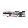 Model autobusu MAN NL, skala 1:87, Omnibusbetrieb E. Schwarz, Sarzbüttel, biało-czerwony z napisami szkolnymi.