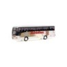 Model redukcyjny VAN HOOL T9 Schidler, Bouzonville, skala 1:87. Biały, czerwony i złoty autobus.