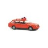 Model redukcyjny Audi A6 Avant Feuerwehr, skala 1:87. Czerwony samochód straży pożarnej.