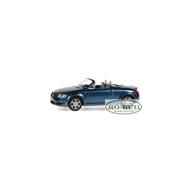 AUDI TT Roadster Metallic, skala 1:87, Rietze. Ciemny metaliczny kolor.