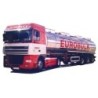 Model DAF XF 95, skala 1:87, AWM. Czerwony zbiornikowiec Eurobulk.