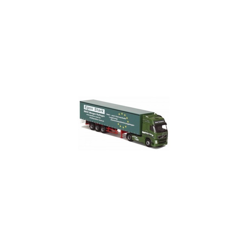 Model redukcyjny Volvo "NEU" XL, skala 1:72, AWM71972. Zielony samochód ciężarowy.