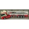 Model Scania R Topline/Aerop., skala 1:87, AWM. Czerwono-biały zbiornikowiec.