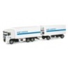 Model DAF XF 105 SC "HSF Logistik" w skali 1:87, producent Herpa, z detalicznym malowaniem i logo logistycznym.
