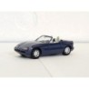 Model redukcyjny BMW Z1, skala 1:87, Herpa. Ciemnobłękitny kabriolet, białe wnętrze.
