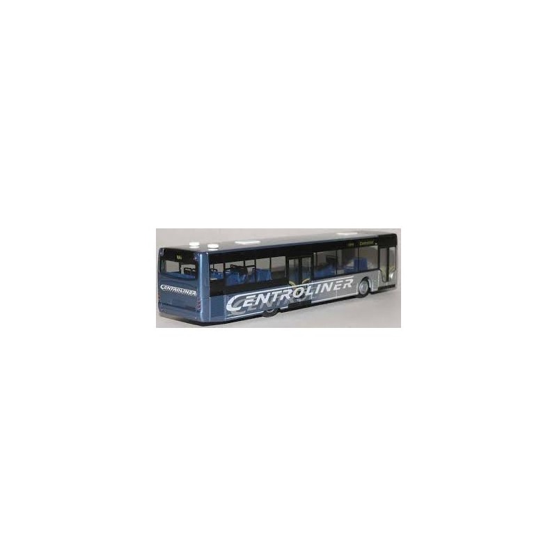 Model NEOPLAN Centroliner E, skala 1:87, ciemny kolor, logo "Centroliner".