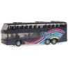 Model NEOPLAN Skyliner Santis, 1:87, ciemny niebieski z logo Santis.