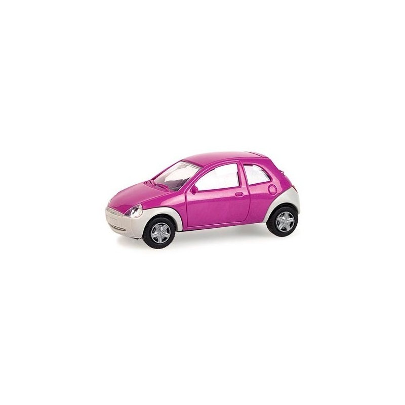 Model redukcyjny FORD Ka, skala 1:87, 2-kolory, różowo-biały.