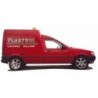 Model VW Caddy Vlastuin, 1/87, czerwony, detale logotyp Vlastuin.