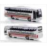 Model redukcyjny autobusu SETRA S 328 DT, skala 1:87, w malowaniu Oberbayern, München.