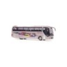 Model redukcyjny autobusu MAN Lions Star 2001 Kaltofen, skala 1:87. Szary, z kolorowym malowaniem bocznym i napisem "Kaltofen".
