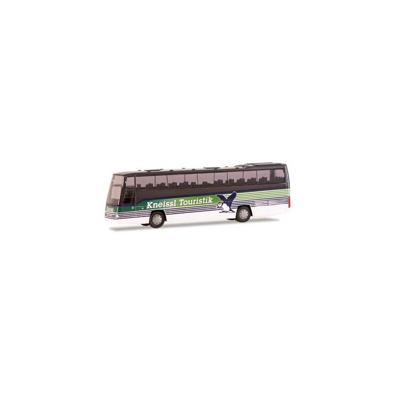 Model redukcyjny autobusu VOLVO B12-500 Kneissl Touristik, skala 1:87. Zielono-biało-czerwone malowanie, logo orła.