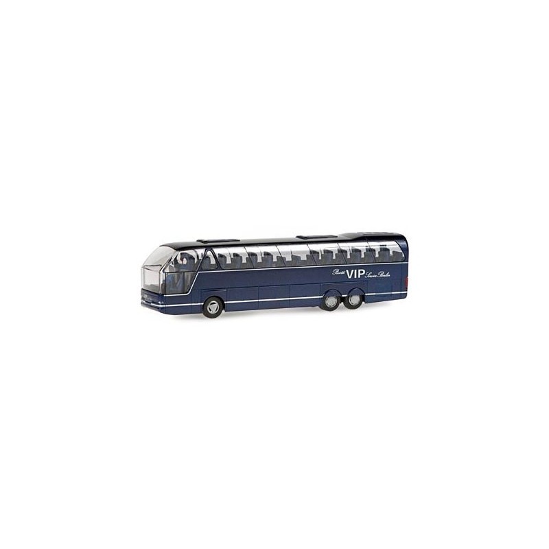 Model NEOPLAN Starliner Shdl 3-Achsig, skala 1:87, Pivotti Vip Bus Service Berlin, ciemny niebieski.