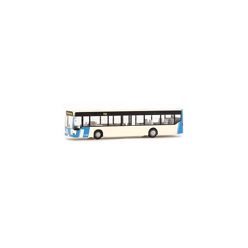 Mercedes Citaro, skala 1:87, BÄ‚śblingen. Biały i niebieski autobus.