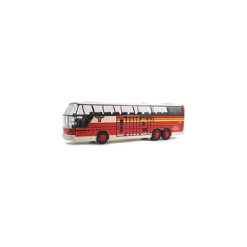 Model Neoplan Cityliner Dillier, 1:87, Rietze. Czerwono-biały, z logo "Dillier".