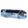 Model autobusu NEOPLAN Starliner 2 Heggli, Kriens, skala 1:87, z detalami i malowaniem firmy Heggli.