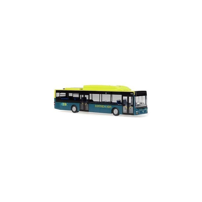 Model MAN Lions City CNG Connexxion, skala 1/87, Rietze. Zielono-niebieski, logo Connexxion.