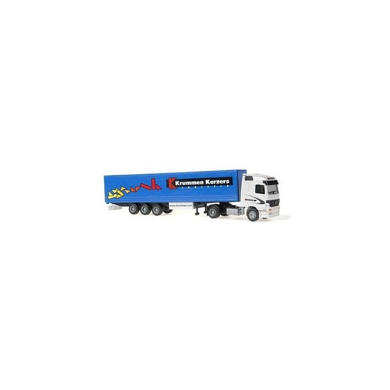 Mercedes-Benz Actros, skala 1:87, z naczepą Krummen Kerzers.