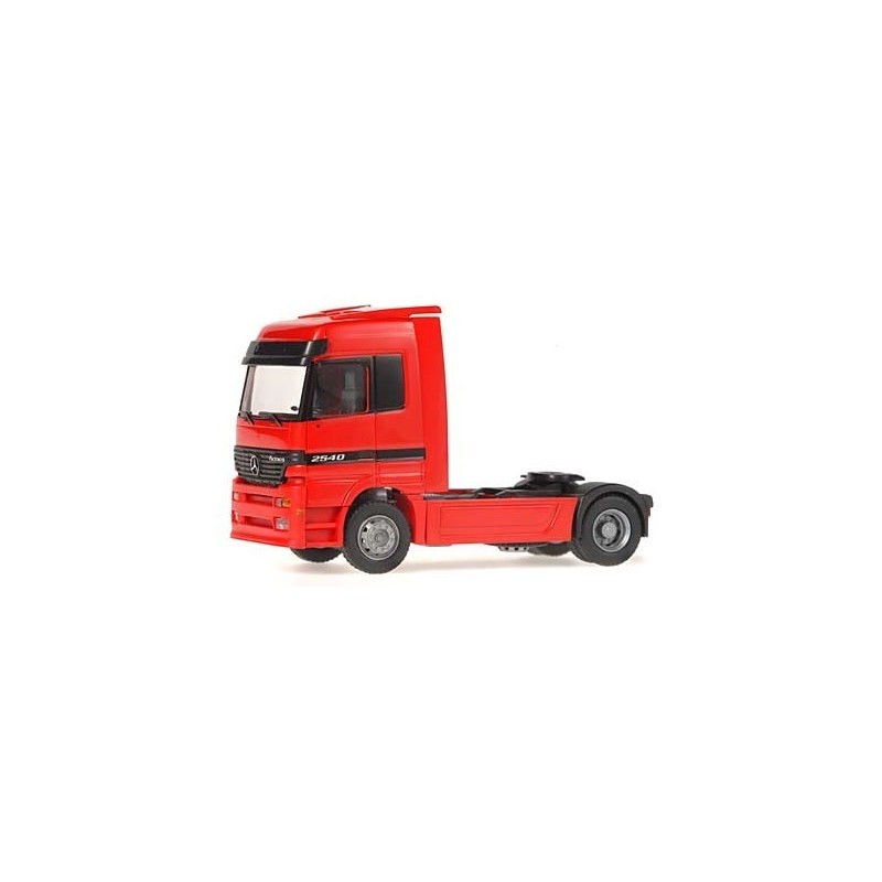 Model redukcyjny Mercedes-Benz Actros, skala 1:87, czerwony.