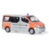 Model redukcyjny Renault Trafic, skala 1:87, z malowaniem DRK Rettungsdienst Mittelhessen, szczegółowe detale.