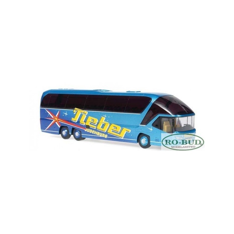 Model redukcyjny Neoplana Starliner 2 Tieber, 1:87, malowanie Busreisen Baustert.