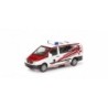 Model redukcyjny Mercedes Benz Vito NEF Feuerwehr Bremen, skala 1:87, Herpa. Biały z czerwonymi paskami, logo straży pożarnej Br