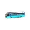 Model NEOPLAN Starliner, skala 1:87, Dietrich Touristik. Błękitny, 3-osiowy autobus.