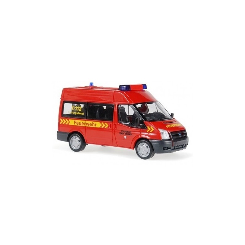 Model redukcyjny FORD Transit, skala 1:87, malowanie Feuerwehr Esch/Alzette.