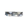 Model NEOPLAN Centroliner Stern & Hafferl, skala 1:87, Gmunden. Biały, z niebiesko-żółtymi wzorami.
