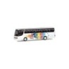 Model autobusu Setra S 315 HD China, skala 1:87, Rietze. Biały z kolorowym malowaniem.