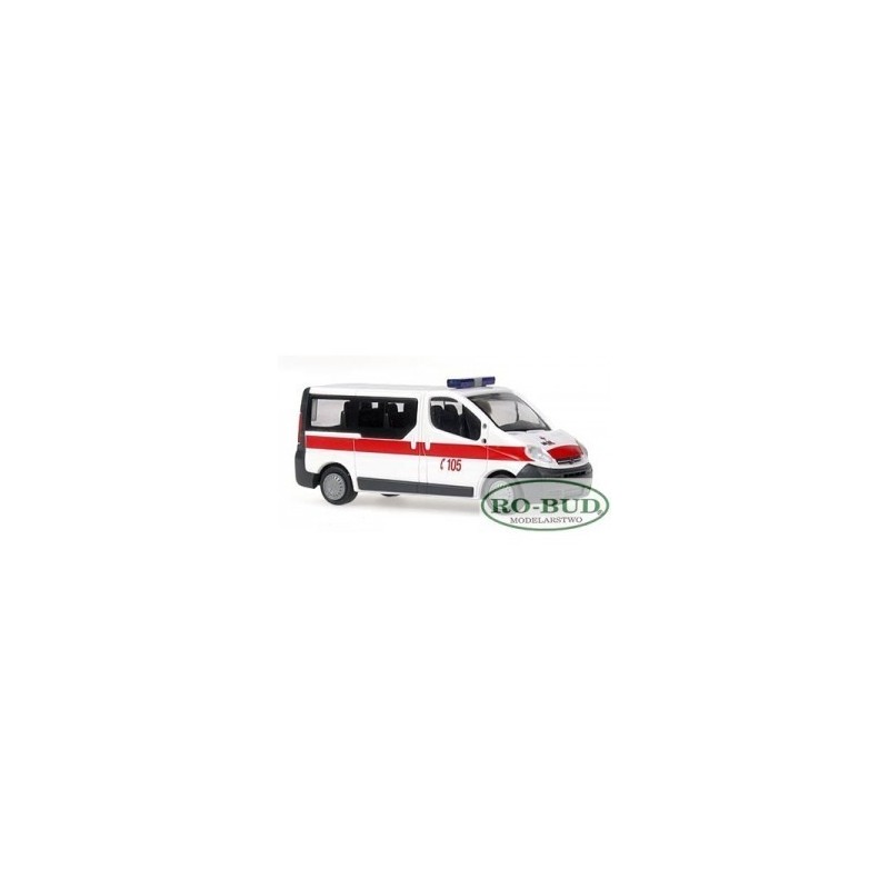 Opel Vivaro Combi Rode Kruis, skala 1:87, czerwony pasek, syrena.