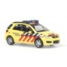 Suzuki SX4 Ambulance, 1:87, Rietze, żółty z czerwono-niebieskimi pasami.
