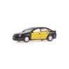 Opel Vectra Taxi Barcelona, skala 1:87, model redukcyjny. Czarno-żółty lakier, detale taksówki barcelońskiej.