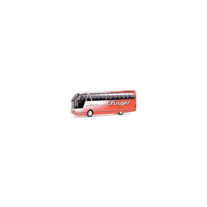 Model NEOPLAN Starliner Efinger-Reisen, skala 1:87, Rietze. Czerwony, z logotypem Efinger.