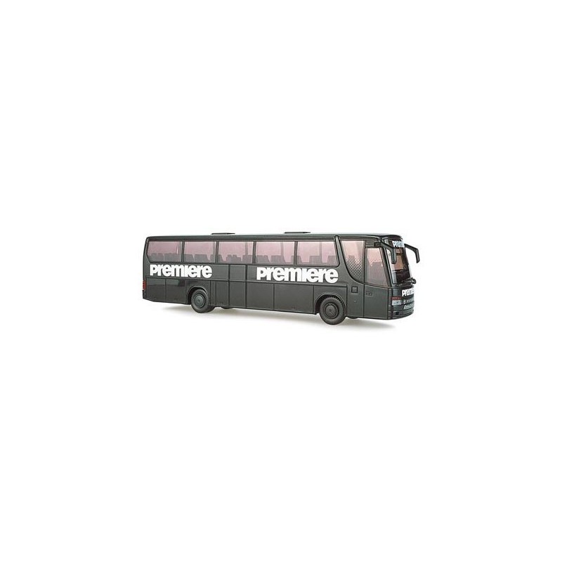 Model redukcyjny autobusu SETRA S 315 HD Premiere, skala 1:87, malowanie czarne z napisem "Premiere".